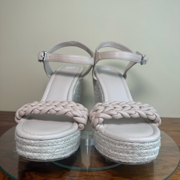 BP Goldie Braided Wedge Sandal in beige sand - Picture 4 of 14